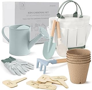 ZICOTO The Ultimate Kids Gardening Set – The Perfect Toddler Gardening Set with Durable and Safe Tools for Endless Outdoor Fun - Great for Gifting to Spark Joy & Creativity in Your Little Gardener