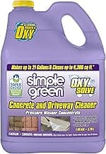 Simple Green Oxy Solve Concrete and Driveway Pressure Washer Cleaner, Purple, Unscented, 128 Fl.Oz