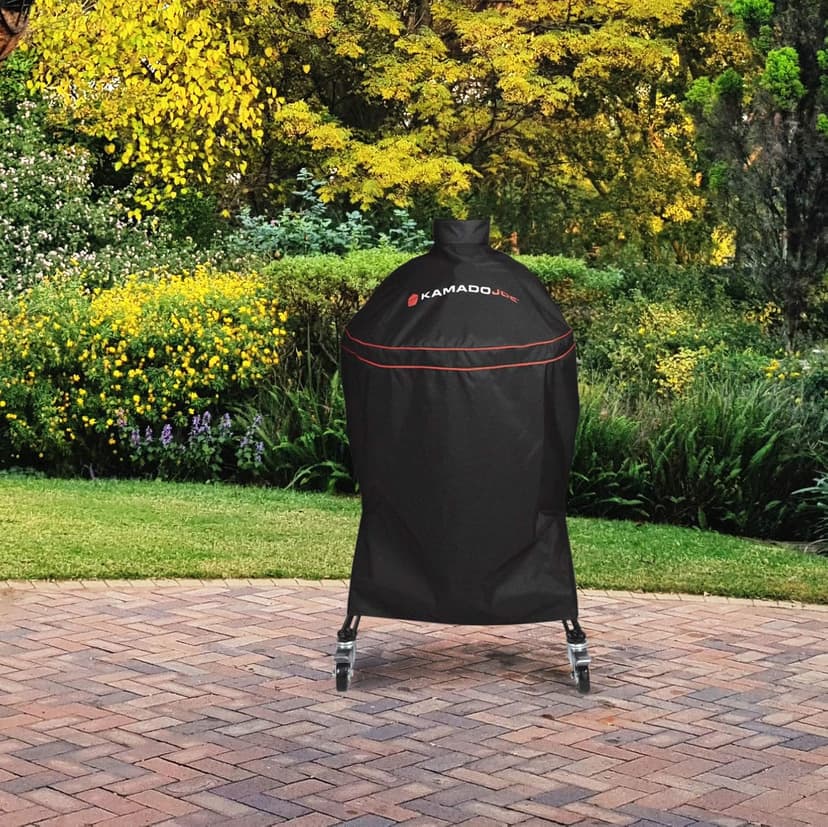 Kamado Joe Classic Joe II Stand Alone 18 inch Charcoal Grill + Cover Bundle