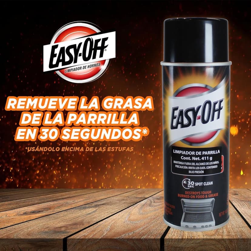 Easy Off 6233887981 14.5 oz Aerosol Can Easy-Off BBQ Grill Cleaner