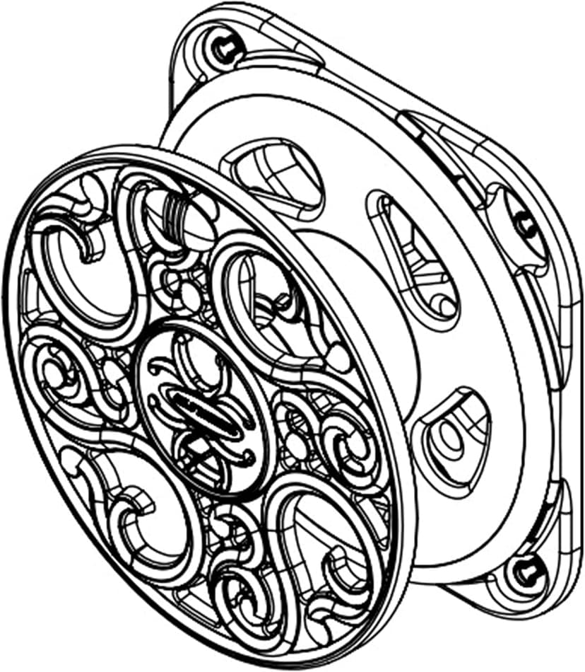 Suncast Sidewinder Side Scroll 60' Garden Hose Reel, Bronze
