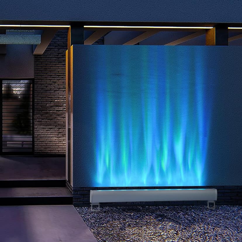 Ocean Wave Projector, 40in Water Effect Light, Ambient Lighting Outdoor Wall Lights, Creative Color Bubble Wall Wave Light Outdoor Waterproof, Led Lights Decorations for Home Outside