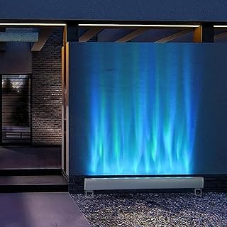 Ocean Wave Projector, 40in Water Effect Light, Ambient Lighting Outdoor Wall Lights, Creative Color Bubble Wall Wave Light Outdoor Waterproof, Led Lights Decorations for Home Outside