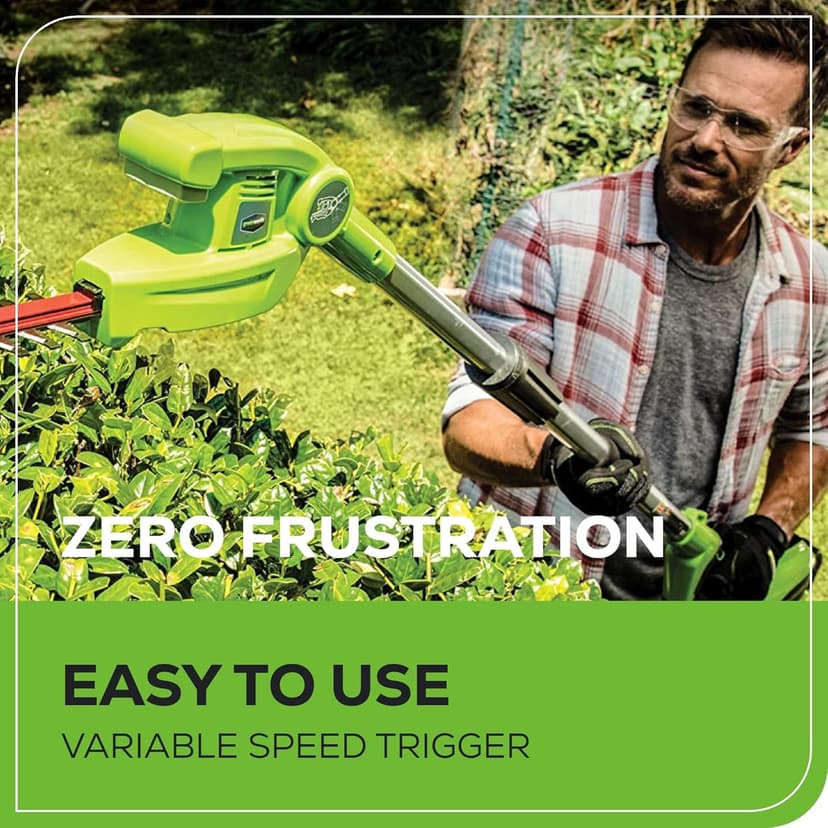 Greenworks 40V 8" Pole Saw + Pole Hedge, 2.0Ah Battery (Gen 1)