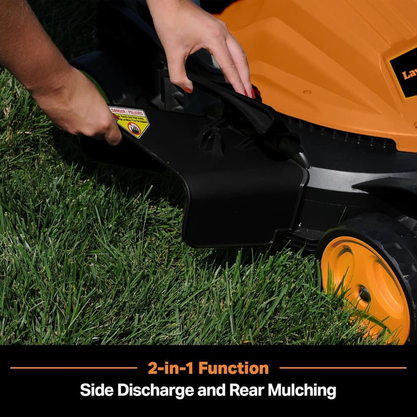 LawnMaster ME1218X Electric Lawn Mower 12AMP 19-Inch
