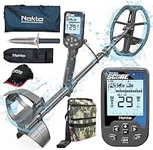 Nokta Double Score Metal Detector Kit Promotion Accessory Pack (Digger,Carrying Case,Cap) for Adults Professional Fully Waterproof Rechargeable Multi-Frequency Detectors for Treasure Hunting