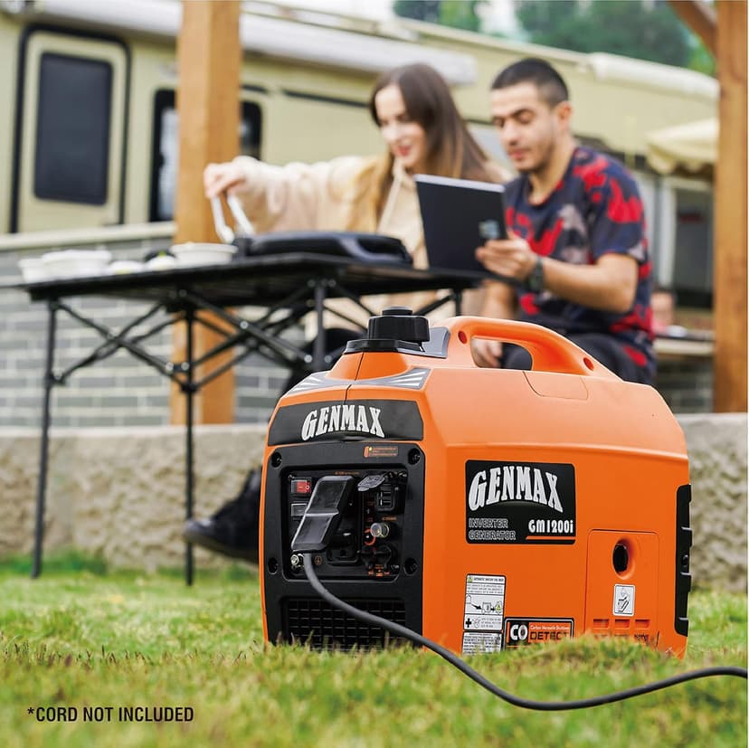 GENMAX Generator，EPA Compliant, Eco-Mode Feature, Ultra Lightweight for Backup Home Use & Camping
