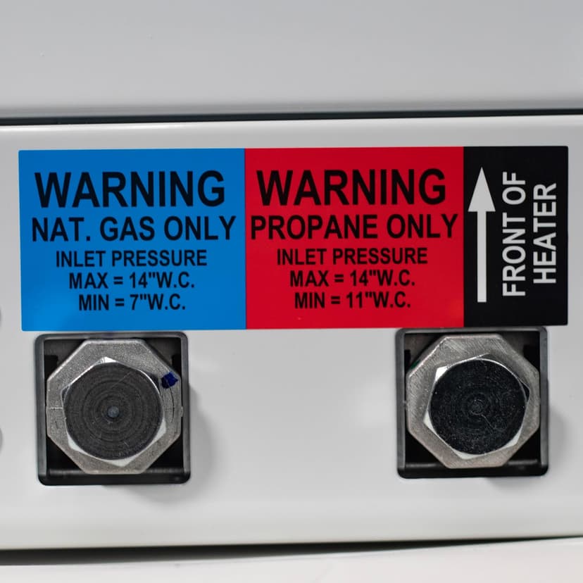 Mr. Heater MHVFDF30BFT 30,000 BTU Vent Free Blue Flame Dual Fuel Natural Gas and Propane Heater For Cold Rooms, Additions, Sun Rooms & Cabins - White