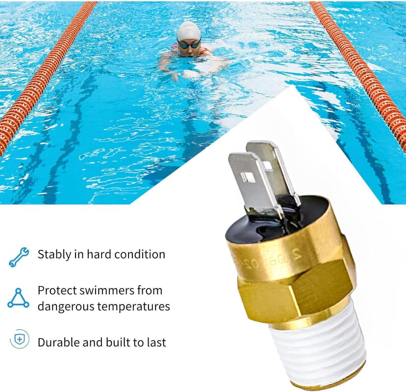 140F Automatic Gas Shutoff Switch 42002-0025S Compatible with Pentair Pool and Spa Heater Electrical Systems