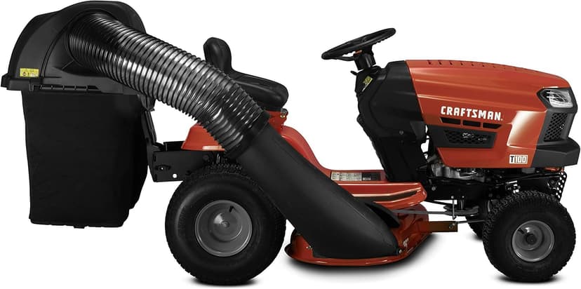 CRAFTSMAN CMXGZAMA30045 36-Inch Double Bagger Riding Mowers, Black