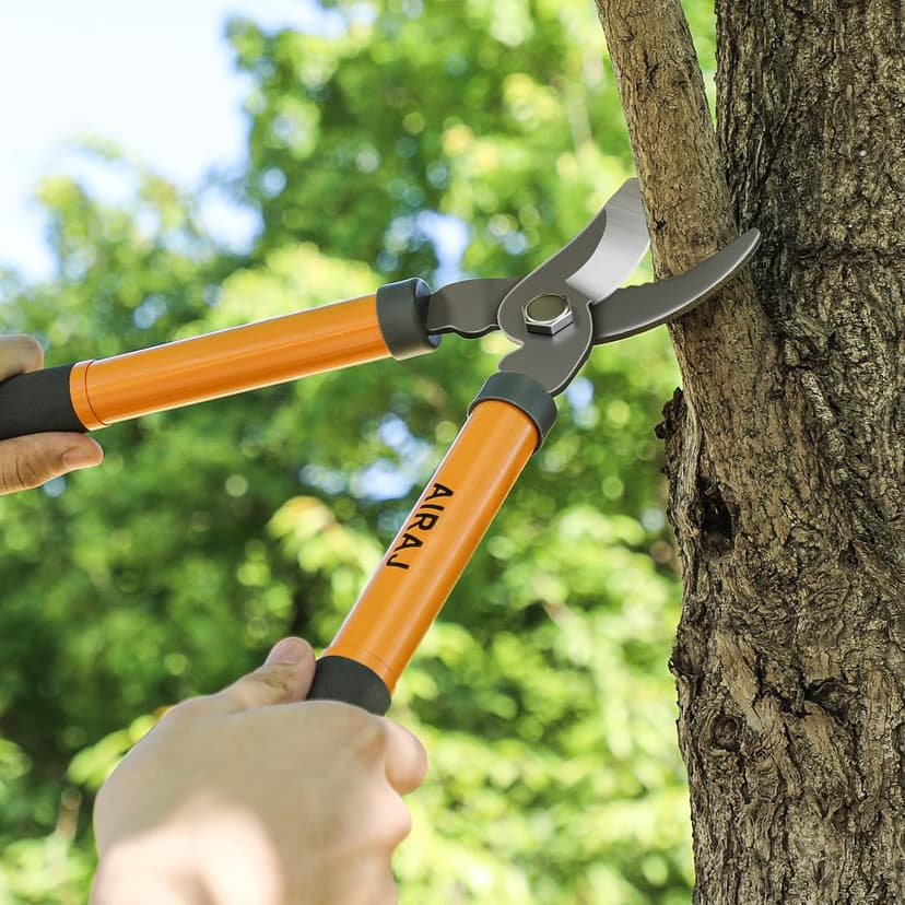 AIRAJ 16” Small Garden Loppers for Tree Trimming | Branch Cutter with 1.5” Cutting Capacity | Loppers for Gardening | Tree Pruner | Branch Trimmer | Mini Pruning Shears