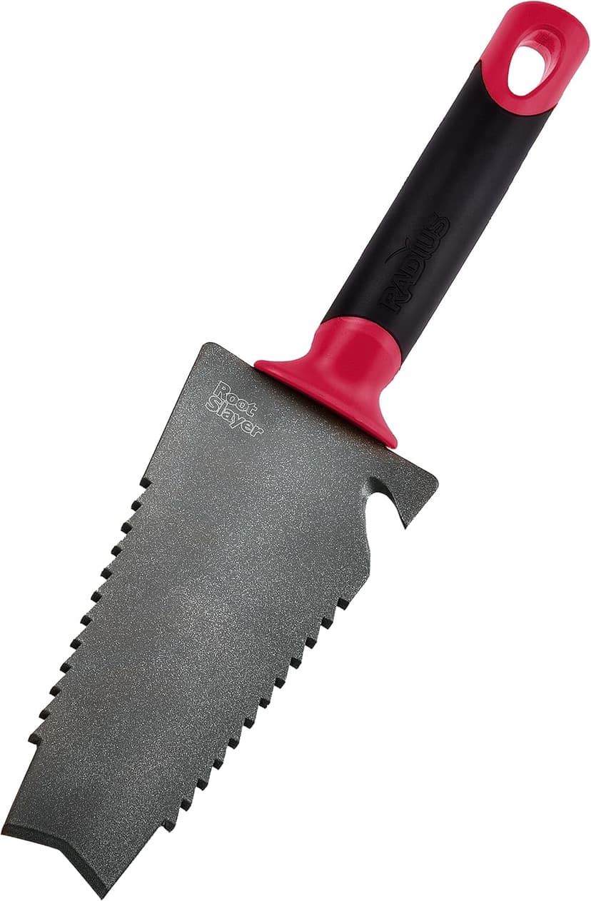 Radius Garden 16011 Root Slayer, Trowel, Red