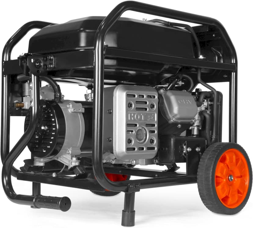 WEN 5,600-Watt Dual Fuel Portable Generator with Wheel Kit, Electric Start, and CO Watchdog (DF5600X)