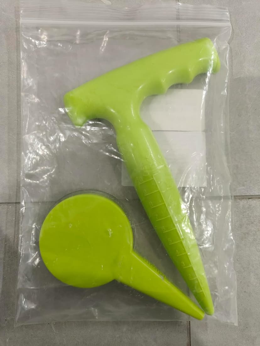 Planter Planting Dibber and Hand Dibbler Gardening Tool with Measurement for Sowing Seeds Bulbs Flower Vegetable Digging Garden Enthusiasts(Light Green)