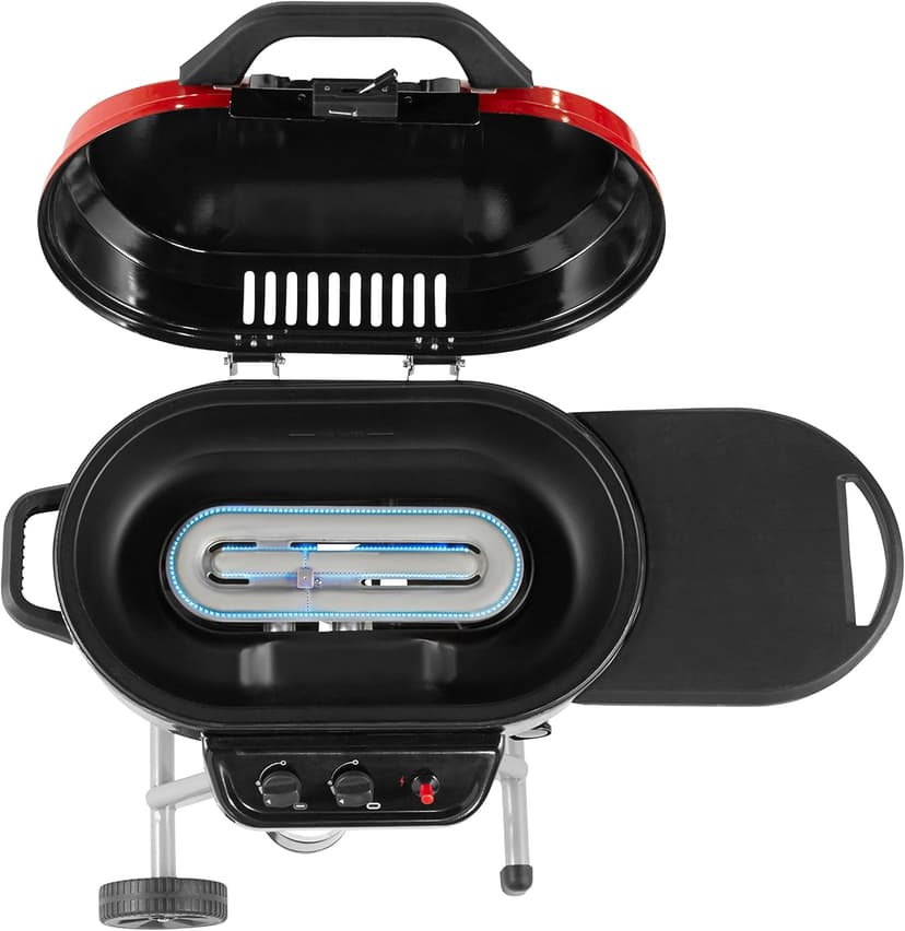 Coleman RoadTrip 225: Portable Propane Grill, Gas Grill with Push-Button Start, Foldable Legs & Wheels, Side Table, and 11k BTUs