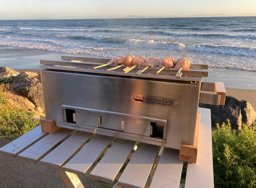 MG-168 Yakitori Tabletop Charcoal Grill-Mini Japanese Style Hibachi