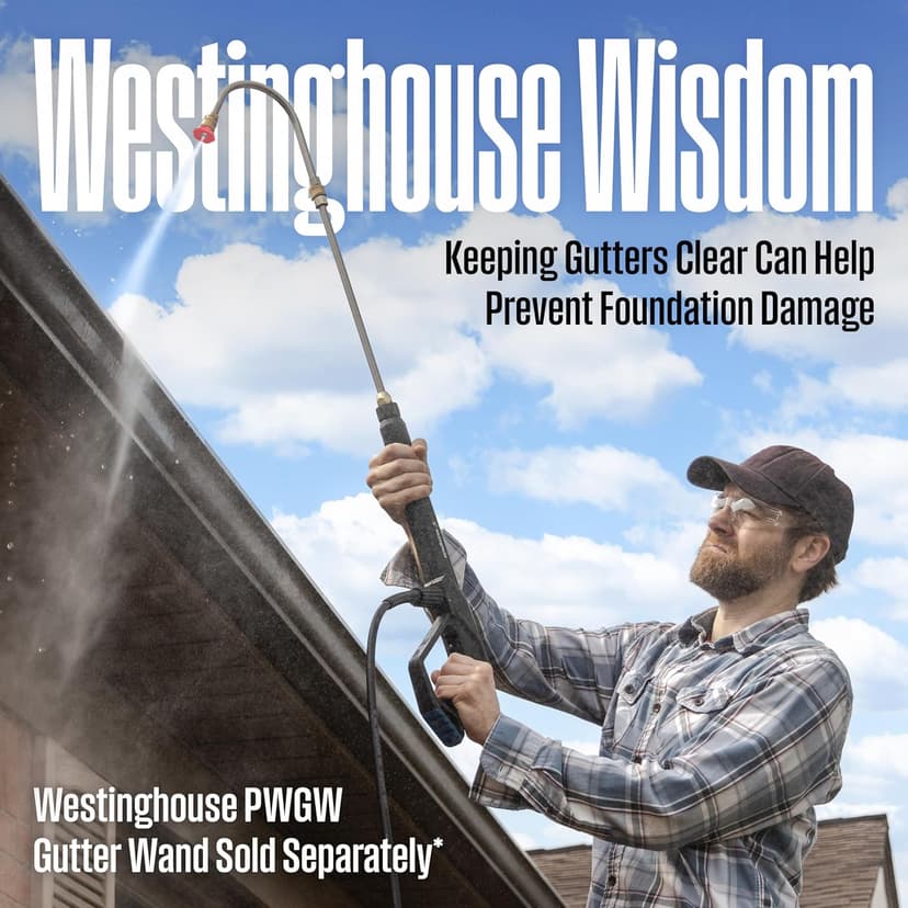 Westinghouse WPX2700 Gas Pressure Washer, 2700 PSI and 2.3 Max GPM, Onboard Soap Tank, Spray Gun and Wand, 5 Nozzle Set, for Cars/Fences/Driveways/Homes/Patios/Furniture