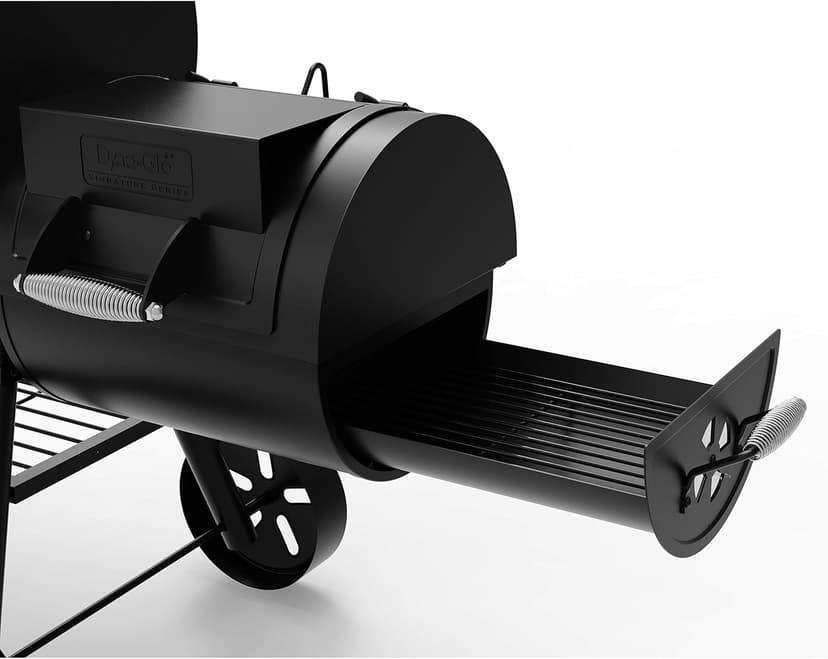 Dyna-Glo DGSS730CBO-D-KIT Signature SeriesBarrel Charcoal Grill & Side Firebox
