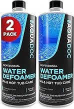 Hot Tub Defoamer - Spa Defoamer for Hot Tub Owners 32oz (2 Pack), Spa Anti Foam to Keep Foam Down, Hot Tub Chemicals Made in USA - AquaDoc