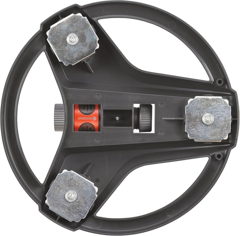 Gardena (84-BZMX) Up to 2300 Sq Ft, ZoomMaxx Adjustable Oscillating Sprinkler on Weighted Base for Watering of Lawn, Yard and Garden. Includes Gardena Quick Connector System to Connect to Hose.