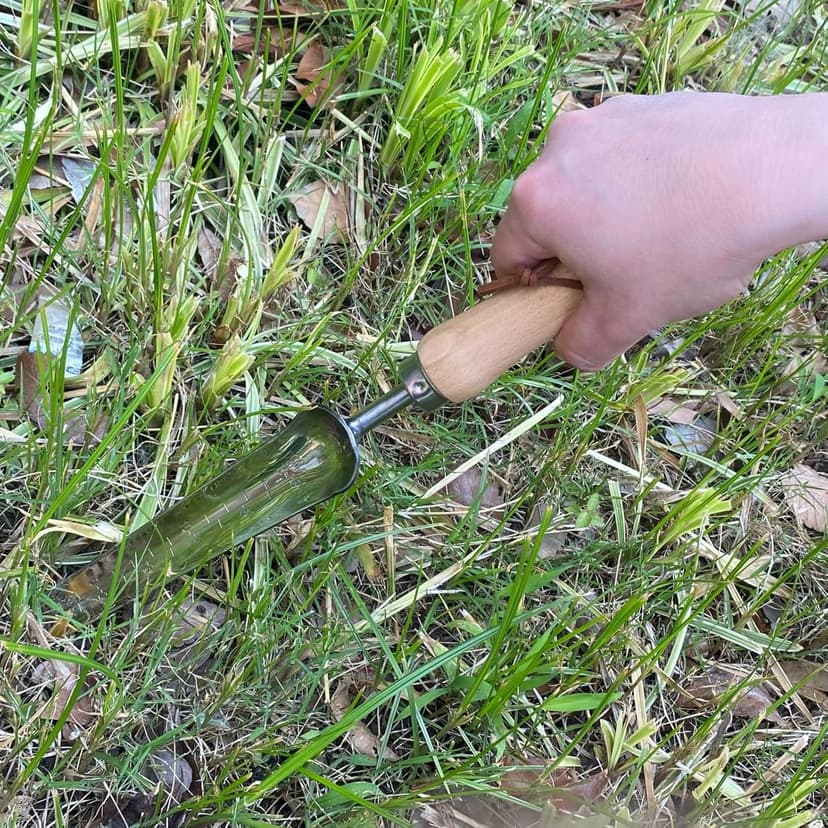 Narrow Garden Shovel,Stainless Steel Hand Garden Trowel for Piking and Transplanting, Long Handle Trowel,for Garden,Lawn,Farmland,Block Paving Weed and Fertilization.