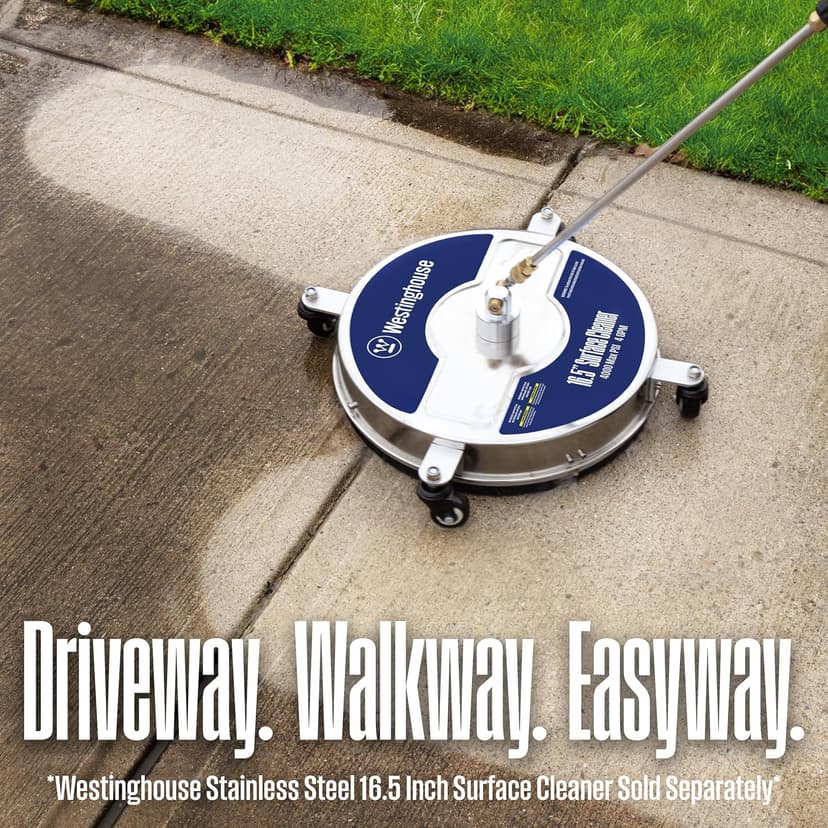 Westinghouse WPX3600 Gas Pressure Washer, 3600 PSI and 2.7 Max GPM, Onboard Soap Tank, Spray Gun and Wand, 5 Nozzle Set, for Cars/Fences/Driveways/Homes/Patios/Furniture