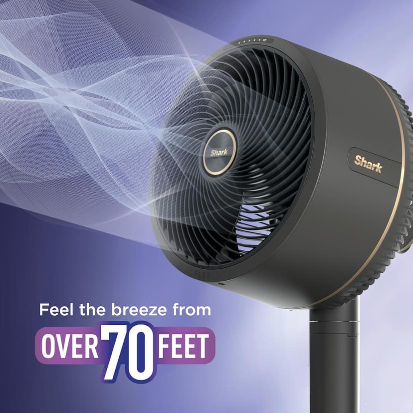 Shark FlexBreeze Fan - Indoor & outdoor oscillating fan, pedestal & tabletop, corded & cordless portable fan with outdoor InstaCool misting attachment - FA222