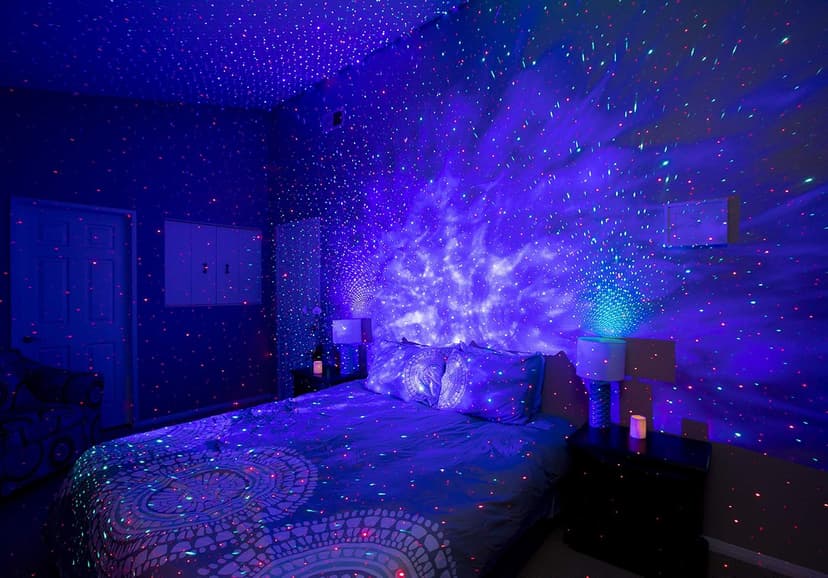 BlissLights BlissBulb - Laser Star Projector, Galaxy Lighting for Party, Holidays, Night Lights, Patios (Indoor/Outdoor, Standard E26 Base) - Green