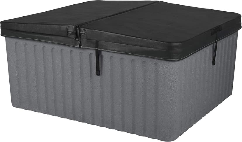 Aqualife Current 4-Adult Outdoor Hot Tub, Uses Standard Outlet, 14 Hydrotherapy Jets, Underwater Led Lighting, Cover Included