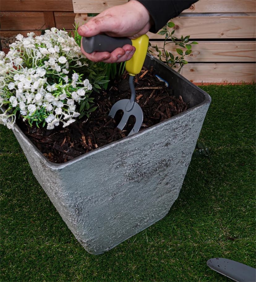 Set of 3 Hand Tools Ergonomic Design for Weak Grip, Non-Slip Rubber Handles, Gift for Seniors, Men & Women. Versatile for Indoor/Outdoor Gardening. Perfect for Those with Limited Strength