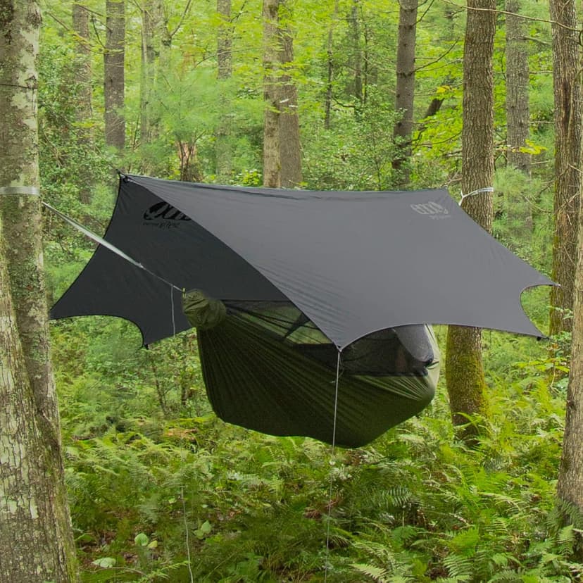 ENO Eagles Nest Outfitters JungleLink Shelter System with Hammock with Bug Net, Straps and Rain Tarp