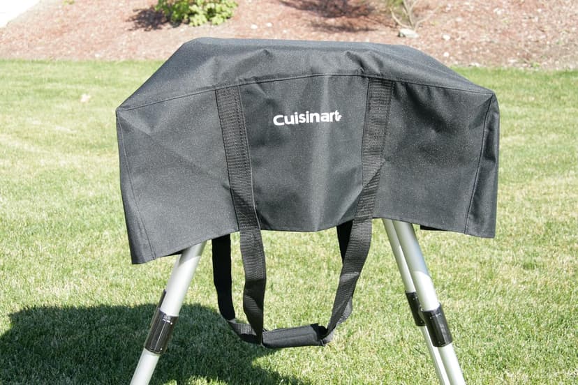 Cuisinart Outdoor Electric Grill with VersaStand, 145 sq. inch Cooking Space & VersaStand Grill Tote Cover