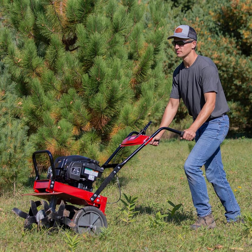 Toro Full Size Front Tine Tiller, 163cc Briggs & Stratton 4-Cycle Engine, Adjustable Tilling Width Up to 21", Variable Wheel Settings, Model Number: 58602