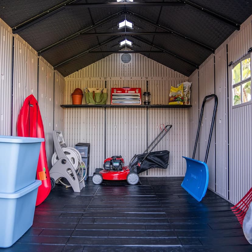 Lifetime Outdoor Storage Shed, 8 x 12.5 Foot