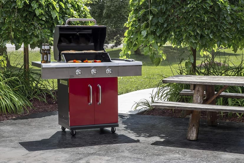 Dyna-Glo 3 Burner Red LP Gas Grill