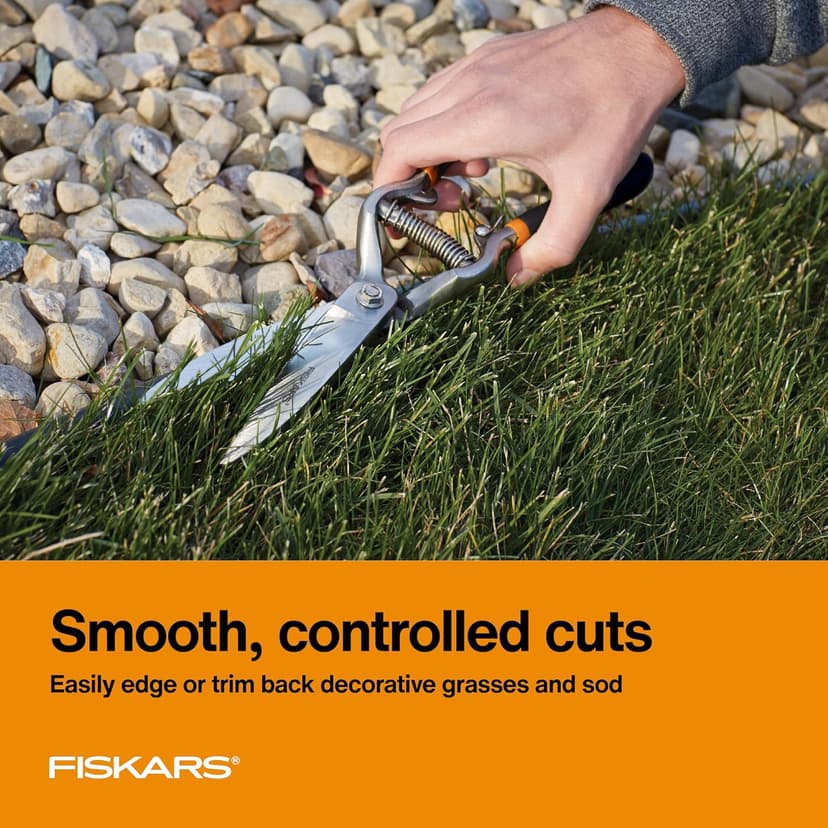 Fiskars 392230-1004 Forged Grass Shears, Black