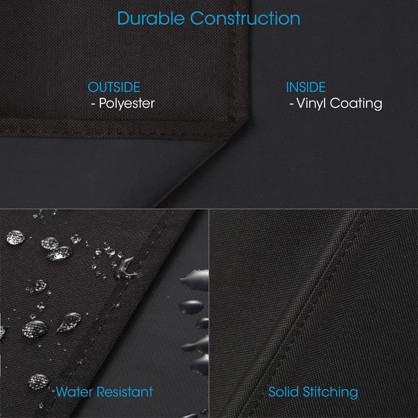 Unicook 30 Inch Electric Smoker Cover for Masterbuilt, Heavy Duty Waterproof Vertical Smoker BBQ Grill Cover, All Weather Resistant, 18" W x 17" D x 33" H