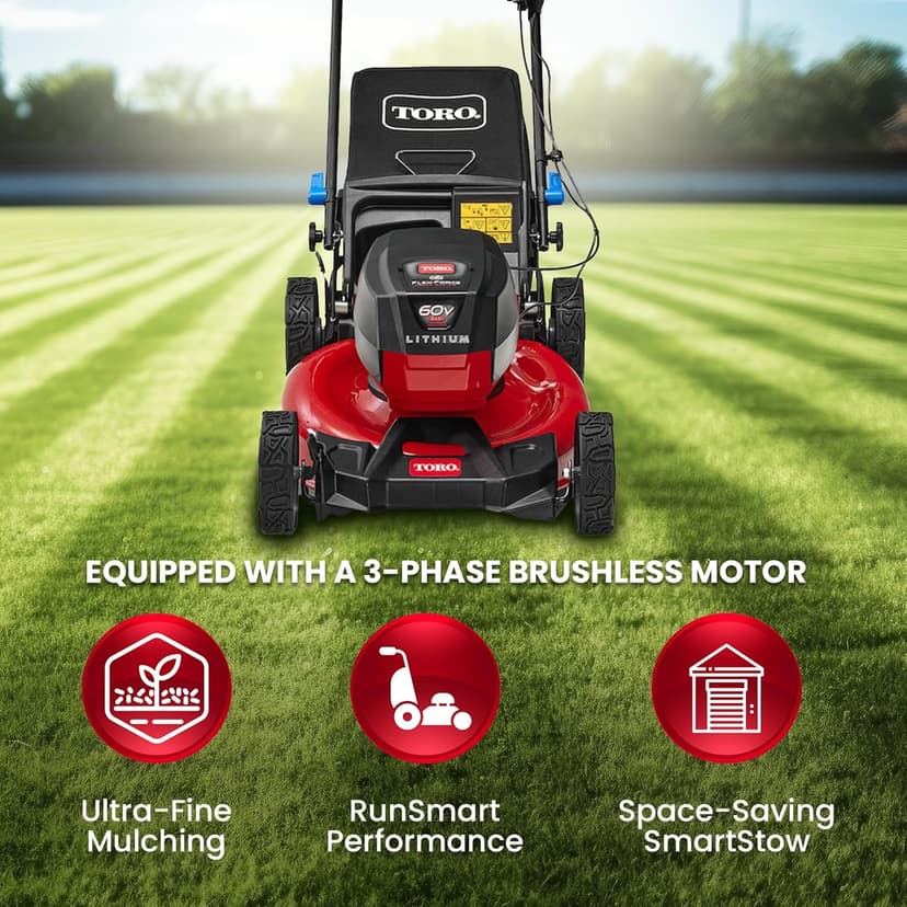 Toro 60V MAX* 21 in. Recycler® Push Lawn Mower - Battery/Charger Not Included