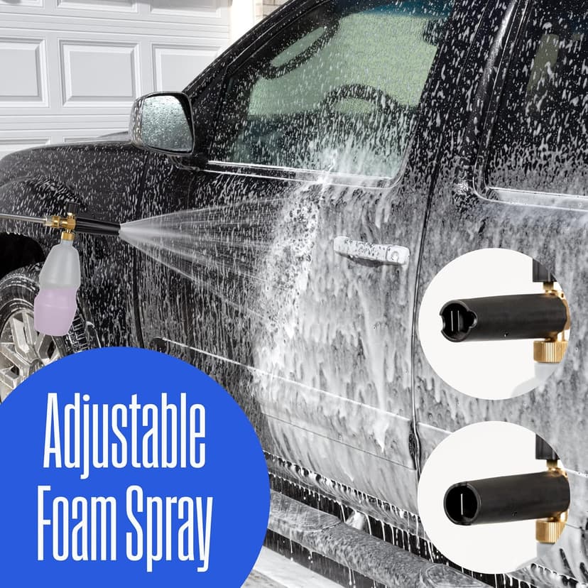 Westinghouse Foam Cannon for Pressure Washers - 3600 Max PSI, 1/4” Connector - for Gas and Electric Pressure Washers