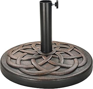 35lb Heavy Duty Umbrella Base, Bronze