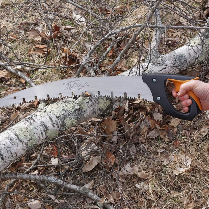 Kings County Tools Large Arborist Raker-Tooth Fast Cutting Pruning Saw | Green Wood Ready | Ergonomic Cushioned Handle | 20” Blade for Large Branches