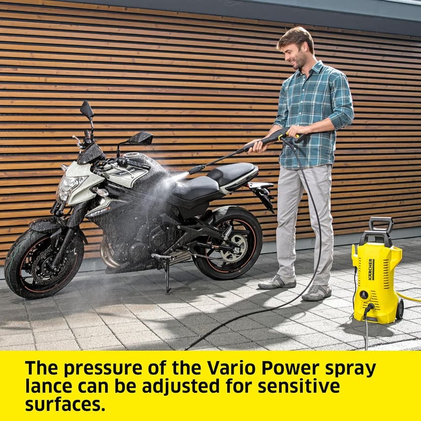 Kärcher Pressure Washer, K2 Power Control, Max 2000 PSI, 25 ft. Hose, 2 Spray Wands - 1.45 GPM