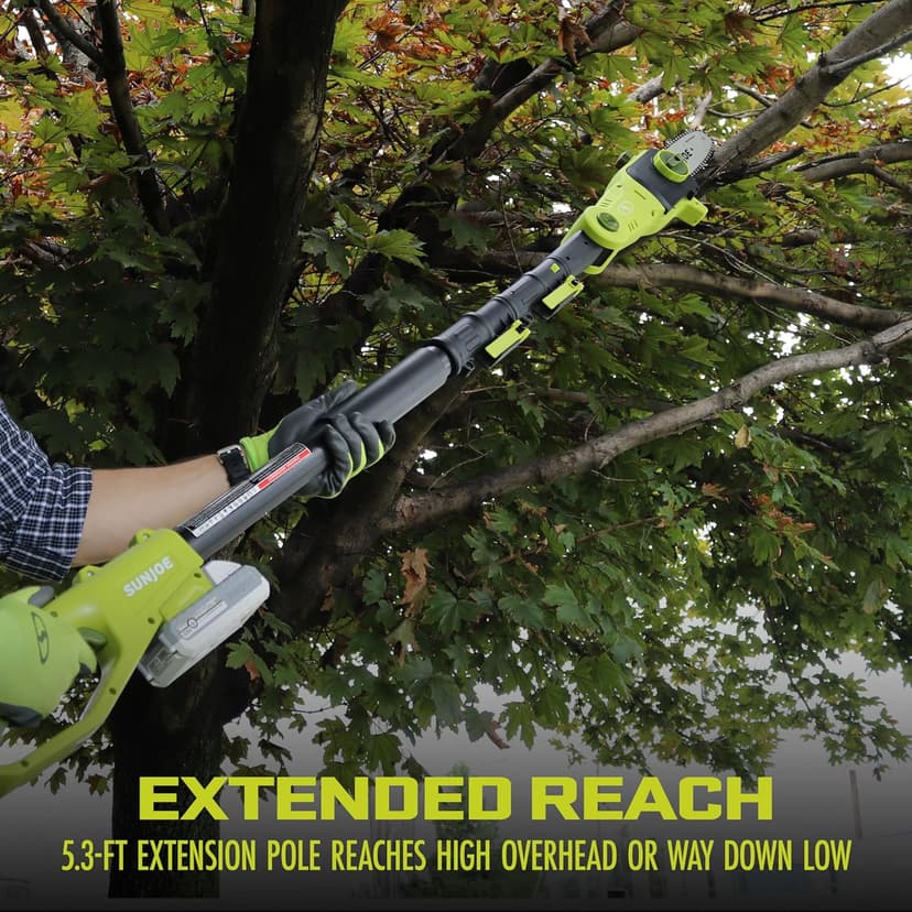 Sun Joe GTS4001C Garden Tool System, (Hedge Trimmer, Pole Saw, Leaf Blower)