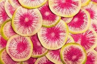 “Watermelon” Radish Seeds – Fast Growing Radish with a Pink Center – Harvest in 60 Days | Never GMO, Always Heirloom and Open-Pollinated | USA Grown Seeds by Liliana's Garden |
