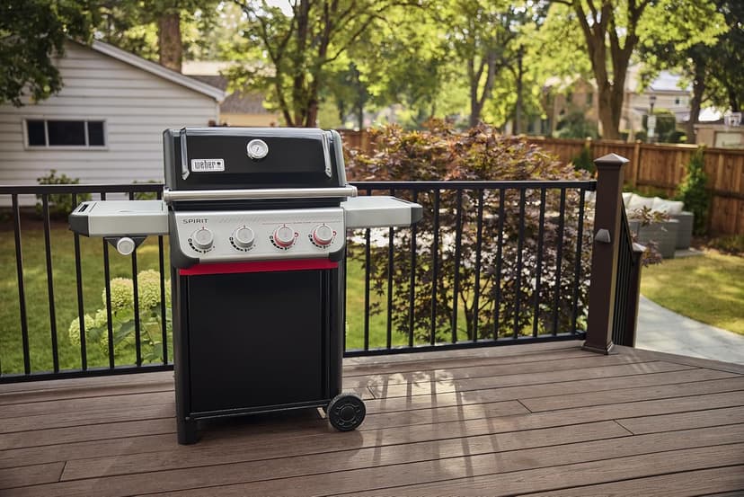 Weber SPIRIT 4-Burner Grill E-435 Liquid Propane Black