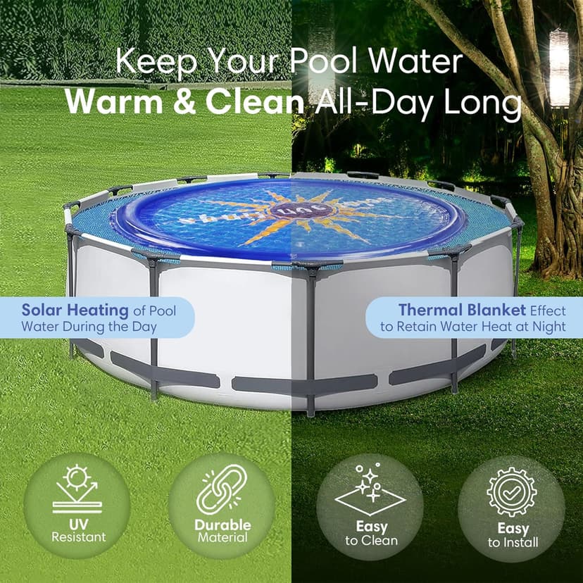 SSR1 Solar Sun Ring Swimming Pool Spa Heater 21K BTU Cover Heating SSR-1