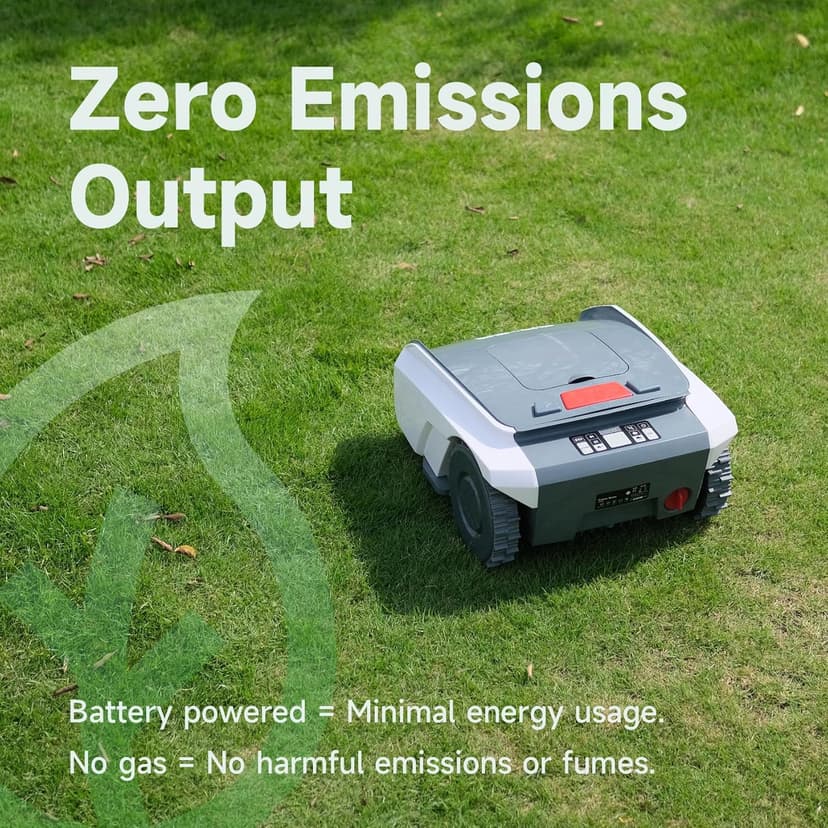 Automatic Robot Lawn Mower with GPS Navigation, Mows Up to 1/2 Acre /21,000 Sq.Ft,300% Higher Efficiency of Auto Path Planning，APP Control，GPS Anti-Theft, IPX5