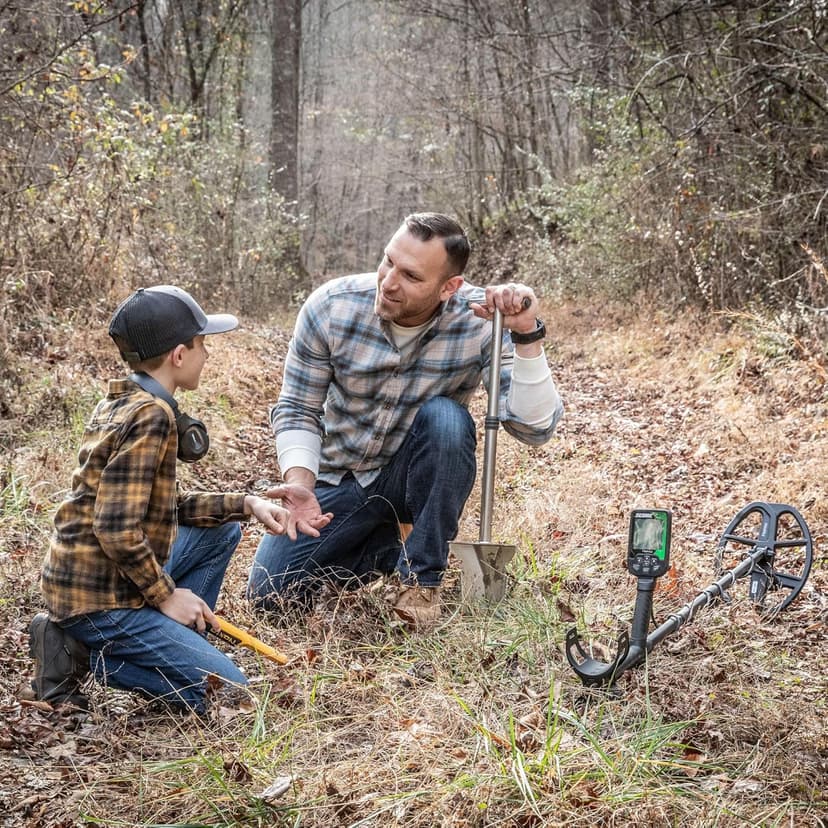 Nokta Score Metal Detector for Adults - Fully Waterproof, Rechargeable, Multi-Frequency, Easy-to-Use Detectors for Treasure Hunting (Double Score)