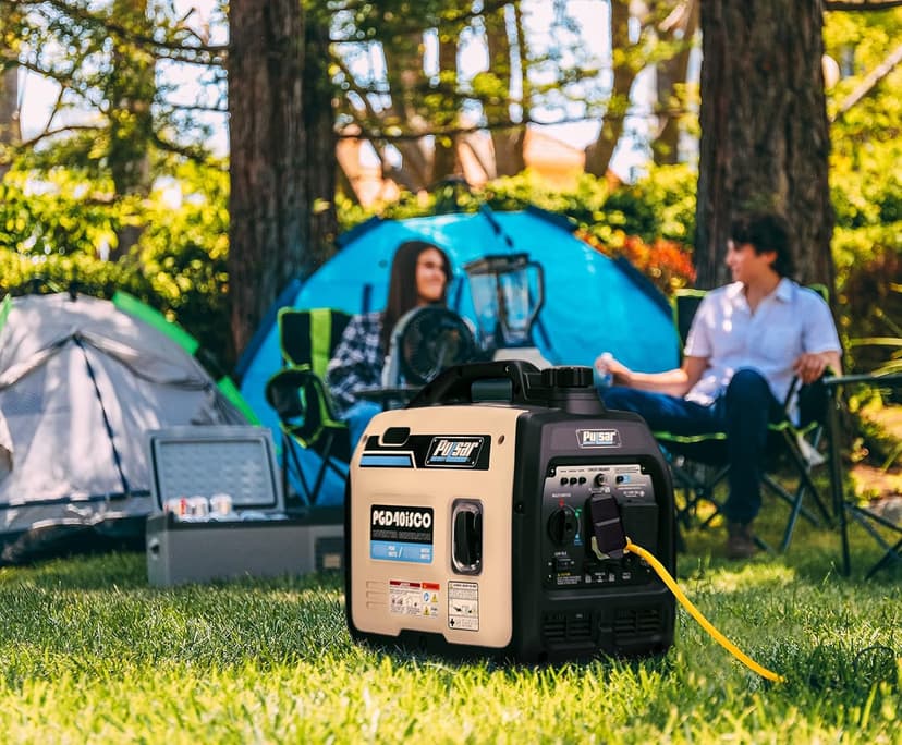 Pulsar PGD40ISCO Ultra Light Quiet 4000W Portable Gas Inverter Generator