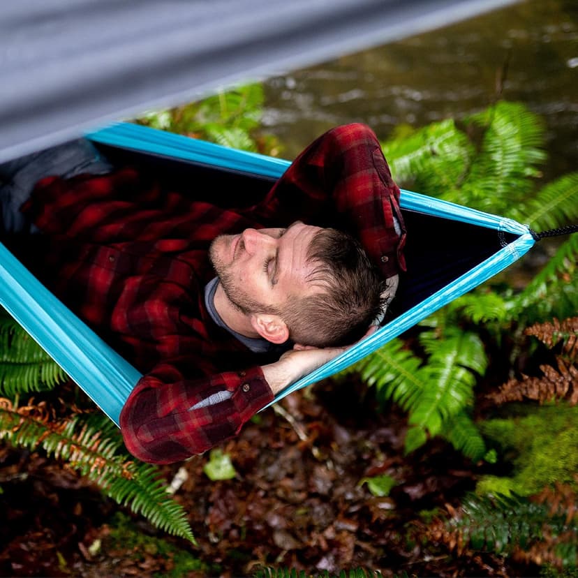 Wise Owl Outfitters Hammock Tarp, Hammock Tent - Rain Tarp for Camping Hammock - Camping Gear Must Haves w/Easy Set Up Including Tent Stakes and Carry Bag
